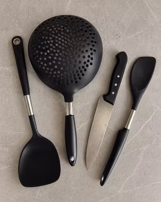 Lotto posate, coltelli e utensili da cucina