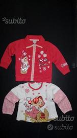 Completo natalizio 7 nani disney taglia 12 mesi