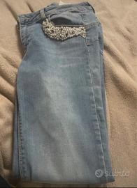 Jeans con strass slim fit LiuJo originali