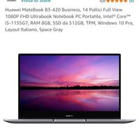 Hauwei matebook b3-420