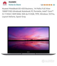 Hauwei matebook b3-420