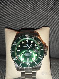 Orologio automatico tipo submariner hulk