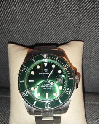 Orologio automatico tipo submariner hulk