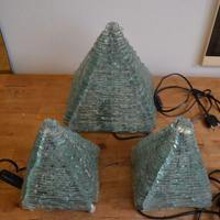 Luci da comodino in vetro