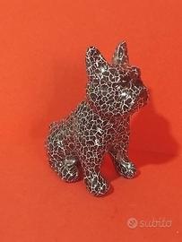 Statua Bulldog Francese 14 cm resina lucida