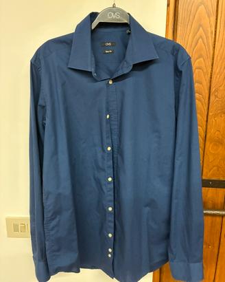 Camicia uomo Slim Fit blu