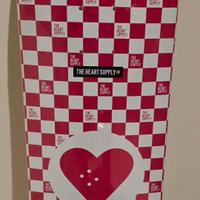 Tavola skateboard deck heart supply nuova