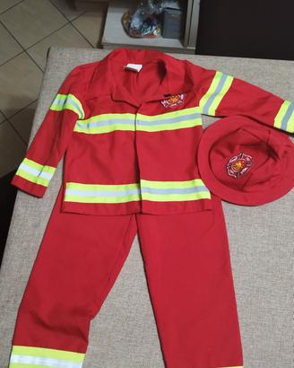 vestito di carnevale pompiere