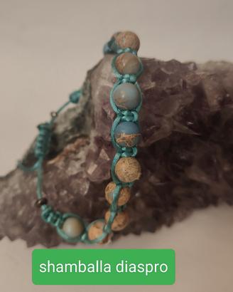 bracciale shamballa pietre diaspro
