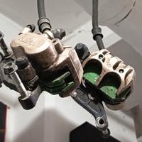 africa twin rd04 pinze freni tubi e vaschetta