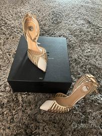 👠Décolleté/tacchi Elisabetta Franchi Bianchi oro 👠