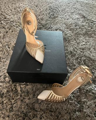 👠Décolleté/tacchi Elisabetta Franchi Bianchi oro 👠