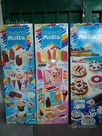 N.3 Tabella insegna gelati Motta 1994/95 in lire