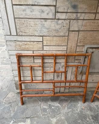 Coppia di testiera/pediera per letto singolo