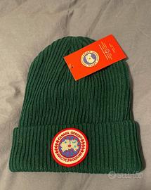Berretto lana canada goose verde scuro