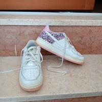 Scarpe Nike Air force One 39 bianche e rosa