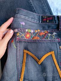 jeans Meltin Pot ricamato a mano