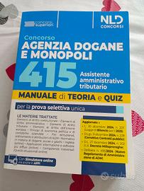 Libro per Concorso Agenzia Dogane e Monopoli