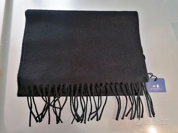 Sciarpa tinta unita blu scuro Marinella NUOVA