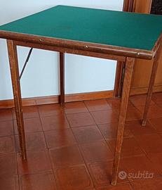 Tavolo poker chiudibile anni 60