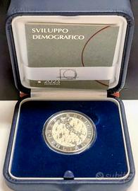 5€ Sviluppo demografico ARG.925% solo 4000pz