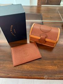 Scatole Frank Muller mogano pelle