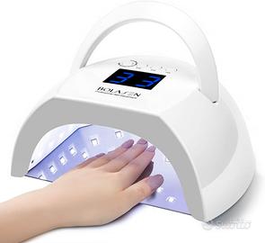 Lampada unghie UV LED 80W asciuga gel con timer