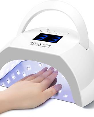 Lampada unghie UV LED 80W asciuga gel con timer