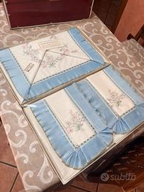 set 23 pezzi casa letto tovaglia