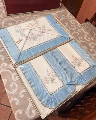 set 23 pezzi casa letto tovaglia