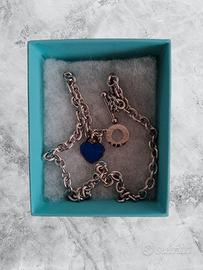 Tiffany & Co Collana Cuore Blu