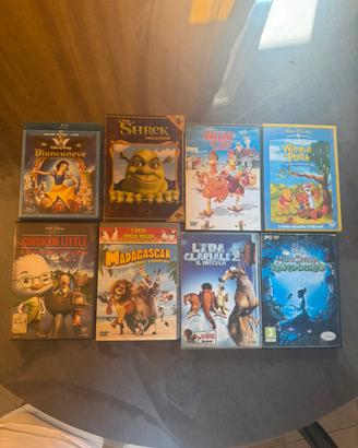 Lotto 8 DVD originali Walt Disney