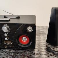 Cassa bluetooth + stereo Audiola (radio, usb, sd)