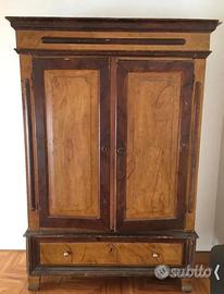 Armadio dipinto fine ‘800 primi del ‘900