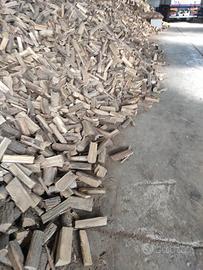 legna da ardere sfusa secca