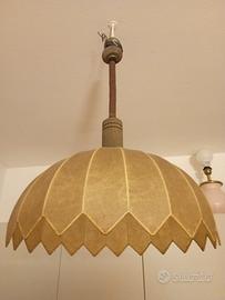 Lampada a sospensione in Cocoon anni 60