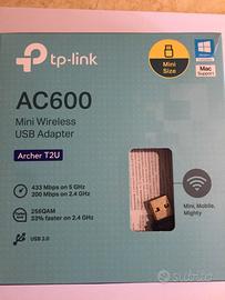 TP-Link Archer T2U AC600 Adattatore USB WiFi Dual
