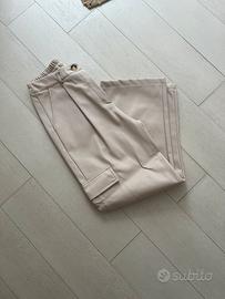 Pantalone a palazzo cargo di pelle di Susy Mix