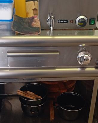 fry top baron gas piastra 