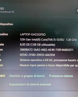 HP Notebook-Intel UHD Graphics usato pochissimo