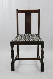 Sedia vintage anni ’60 - lavori di tappezzeria