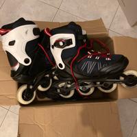 Pattini con kit per protezioni per taglia piede 42