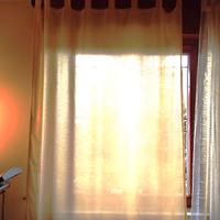 Due tende color giallo oro