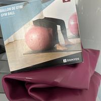 DOMYOS Fitball taglia 3 - 75cm bordeaux