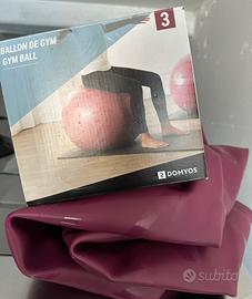 DOMYOS Fitball taglia 3 - 75cm bordeaux