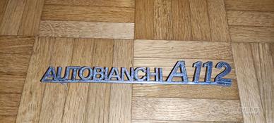 Scritta Autobianchi A112