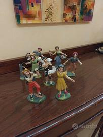 7 personaggi presepe cm 8