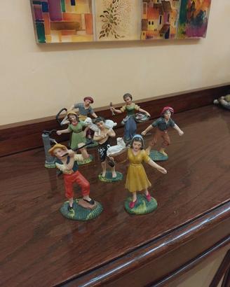 7 personaggi presepe cm 8