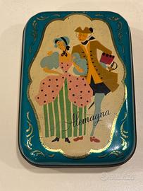 Scatola in metallo caramelle Alemagna