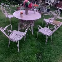 Arredo giardino in ferro battuto 